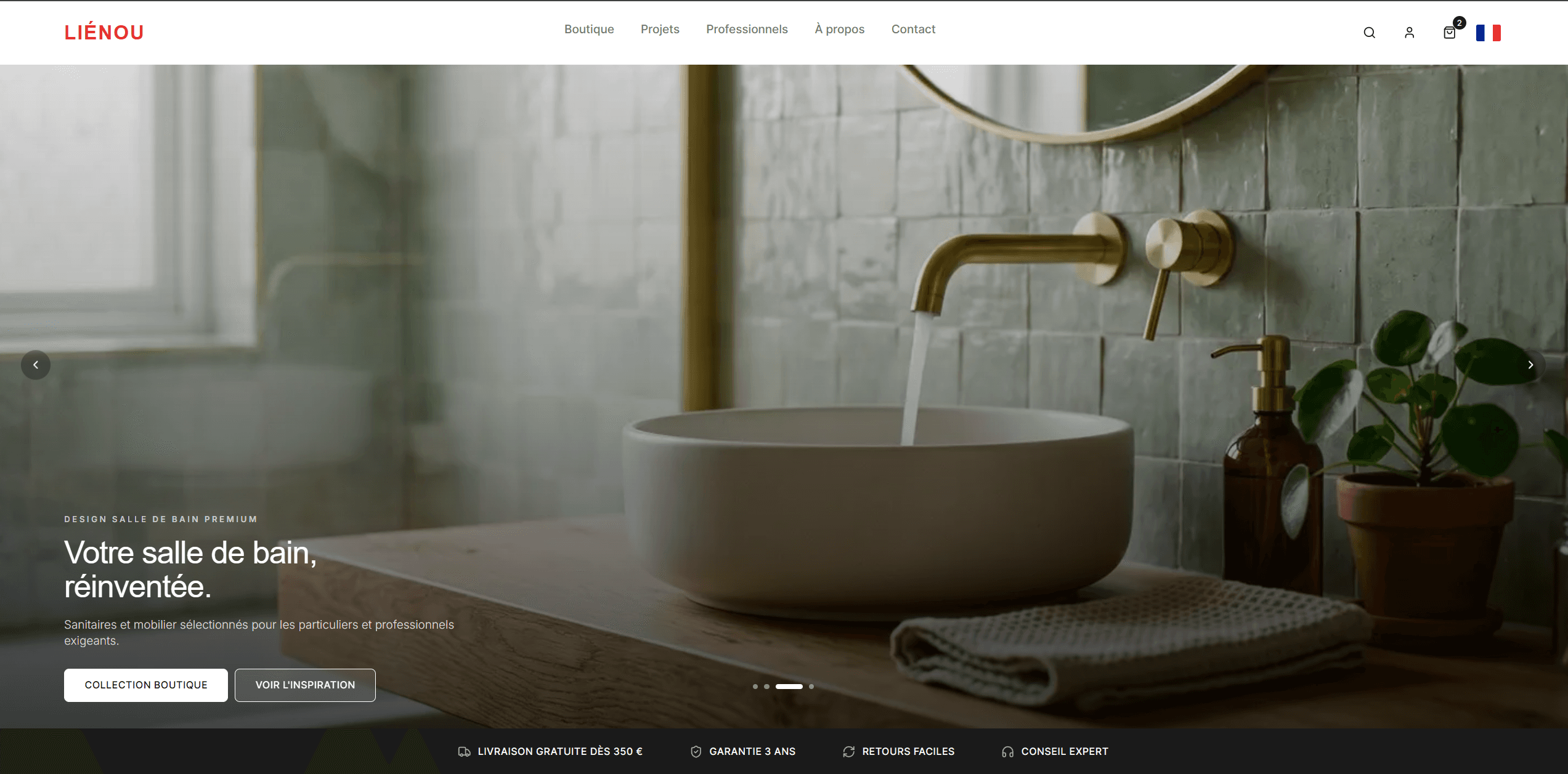 LIÉNOU website
